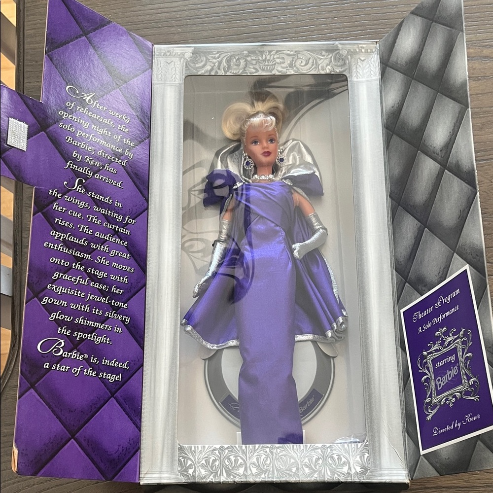 Special Edition Premiere Night Barbie in Purple Gown with Silver Details